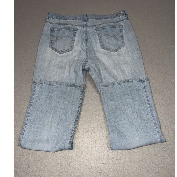 Gloria Vanderbilt Wide Leg Light Color Jeans Size 16 - Picture 5 of 5